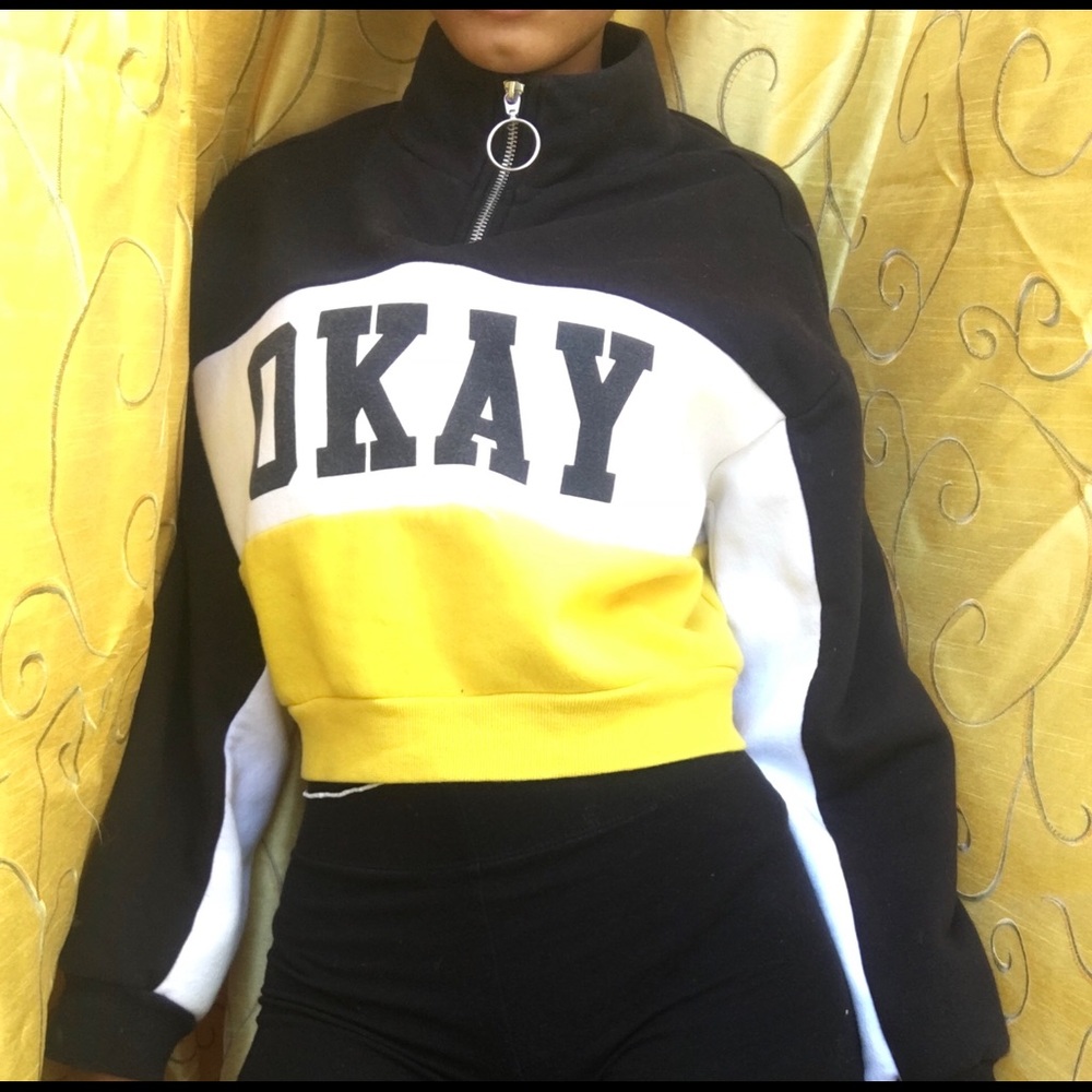 Forever 21 cropped sweater.